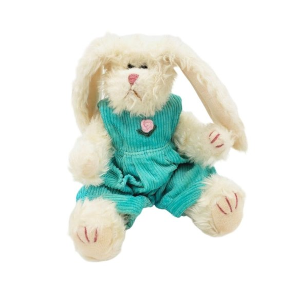 1993 TY Attic Treasure ‎ IVY the Bunny 9" Jointed Rabbit Country Stuffed Animal